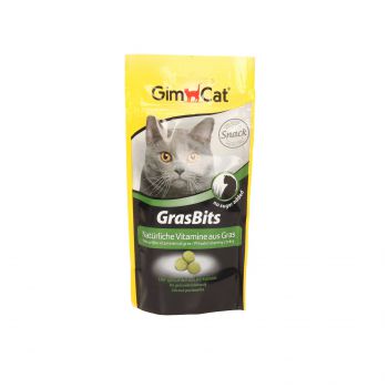 GIMCAT GRASBITS TABLETKI Z TRAWĄ DLA KOTA 40G 417653