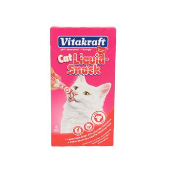 VITAKRAFT CAT LIQUID SNACK 6SZT. WOŁOWINA + INULINA 23521