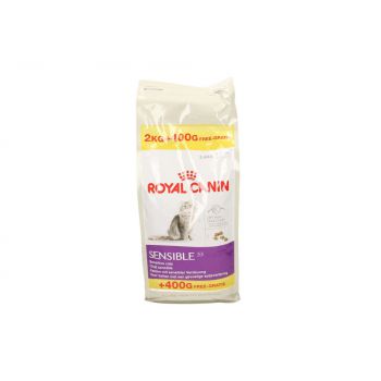 ROYAL CANIN CAT SENSIBLE 2 KG + 0,4 KG GRATIS