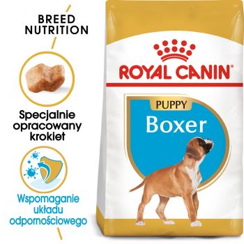 ROYAL CANIN BOXER PUPPY KARMA SUCHA DLA SZCZENIĄT DO 15 MIESIĄCA, RASY BOKSER 12 KG