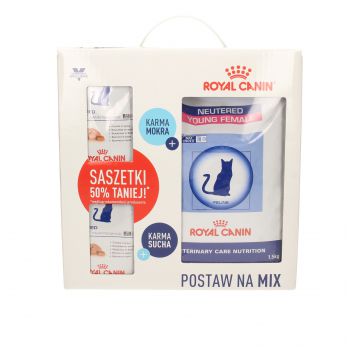 ROYAL CANIN CAT YOUNG FEMALE  1,5 KG + 12 SASZETEK ZA 50%