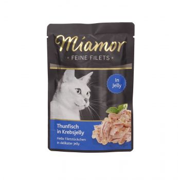 MIAMOR FEINE FILETS TUŃCZYK/KRAB SASZETKA 100G 74080