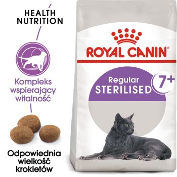 ROYAL CANIN Sterilised +7 karma sucha dla kotów od 7 do 12 roku życia, sterylizowanych 0,4 KG