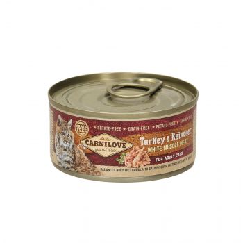 CARNILOVE KOT PUSZKA 100G ADULT TURKEY&REINDEER