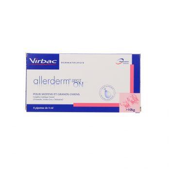 ALLERDERM SPOT-ON 4 ML X 6 SZT. - ŚREDNI I DUŻY PIES