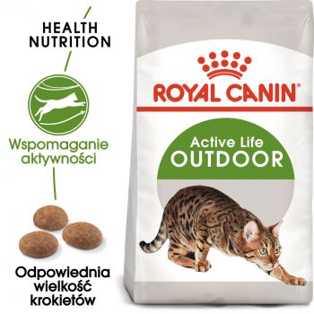 ROYAL CANIN Outdoor karma sucha dla kotów dorosłych, wychodzących na zewnątrz 10 KG
