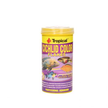 TROPICAL CICHLID COLOR FLAKES 250ML  77154