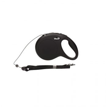 FLEXI NEW CLASSIC MEDIUM LINKA 8M CZARNA   464404NOI