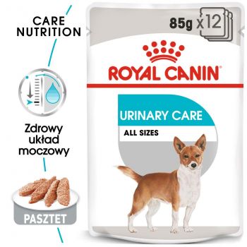 ROYAL CANIN CCN URINARY CARE KARMA MOKRA - PASZTET DLA PSÓW DOROSŁYCH, OCHRONA DOLNYCH DRÓG MOCZOWYCH 85 G