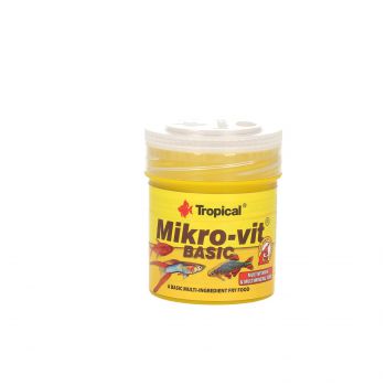 TROPICAL MIKROVIT BASIC 50ML POKARM DLA NARYBKU  77602