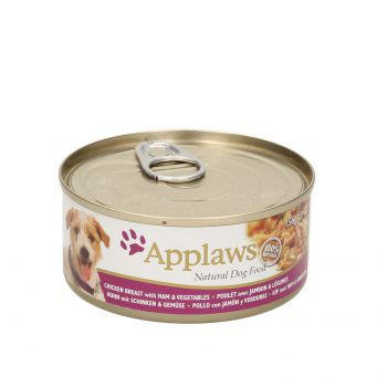 APPLAWS PUSZKA PIES 156G KURCZAK, SZYNKA, WARZYWA W ROSOLE
