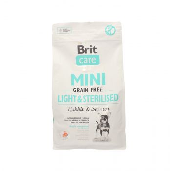 BRIT CARE MINI GRAIN FREE LIGHT&STERILISED 2KG