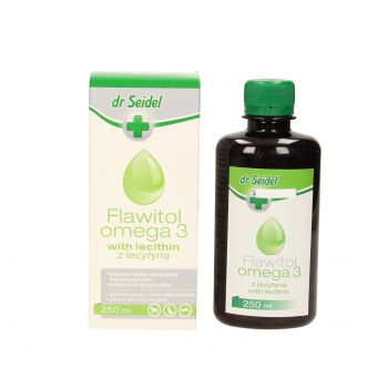 FLAWITOL OMEGA 3 Z LECYTYNĄ 250ML