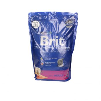 BRIT CAT PREMIUM BY NATURE ADULT ŁOSOŚ 1,5KG