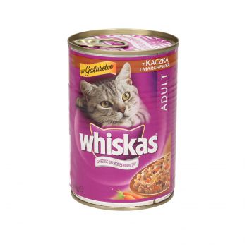 WHISKAS PUSZKA KACZKA W GALARECIE 400 G