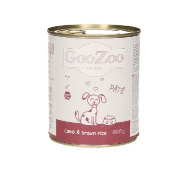 GOOZOO JAGNIĘCINA Z RYŻEM PASZTET DLA PSA PUSZKA 800G