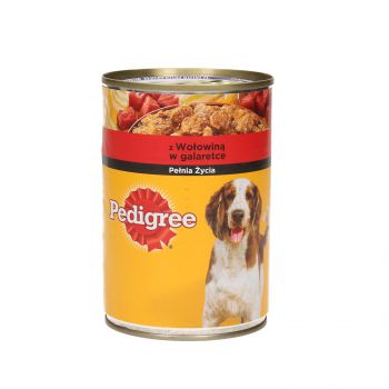 PEDIGREE PUSZKA 400G WOŁOWINA W GALARECIE
