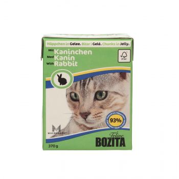 BOZITA FELINE KARTONIK 370G KAWAŁKI W GALARECIE Z KRÓLIKIEM 4916