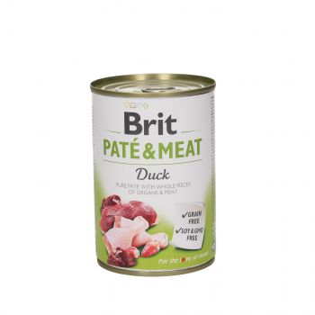 BRIT CARE PUSZKA 400G PIES PATE&MEAT DUCK