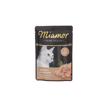 MIAMOR FEINE FILETS TUŃCZYK/ŁOSOŚ SASZETKA 100G 74078