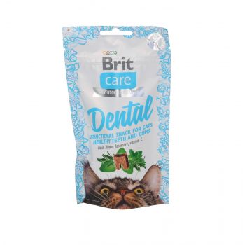 BRIT CARE CAT SNACK DENTAL 50G