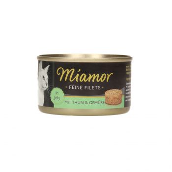 MIAMOR FEINE FILETS Z TUŃCZYKIEM I WARZYWAMI PUSZKA 100G 74047