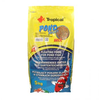 TROPICAL POND PELLET MIX 5KG WOREK  41100