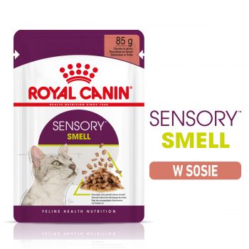 ROYAL CANIN SENSORY SMELL KARMA MOKRA W SOSIE DLA WYBREDNYCH KOTÓW 85G