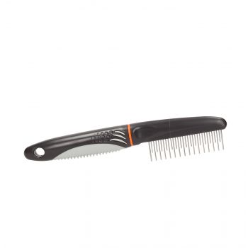 TRIXIE GRZEBIEŃ DLA PSA I KOTA COMBI-COMB DŁUGOWŁOSEGO ODKŁACZAJĄCY OBROTOWE ZĘBY 22CM 23773