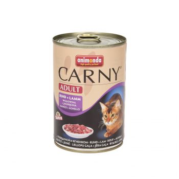 ANIMONDA CARNY PUSZKA 400G KOT WOŁOWINA/JAGNIĘCINA 83721