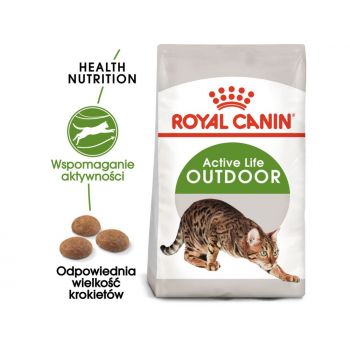 ROYAL CANIN Outdoor karma sucha dla kotów dorosłych, wychodzących na zewnątrz 4 KG