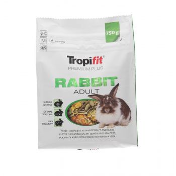 TROPIFIT POKARM PREMIUM PLUS RABBIT DLA KRÓLIKA 750G  50442