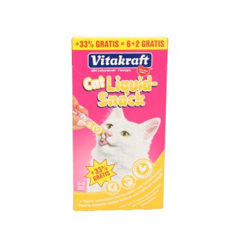 VITAKRAFT CAT LIQUID SNACK 6+2SZT.GRATIS KURCZAK+TAURYNA 26684