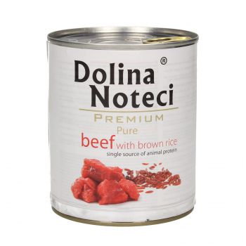 DOLINA NOTECI PREMIUM PURE WOŁOWINA Z RYŻEM 800G