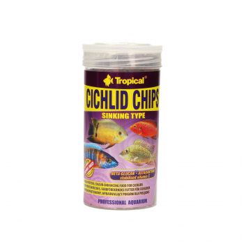 TROPICAL CICHLID CHIPS 250ML   60924