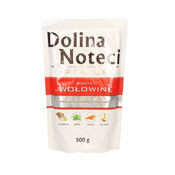 DOLINA NOTECI PREMIUM BOGATA W WOŁOWINĘ SASZETKA 500G