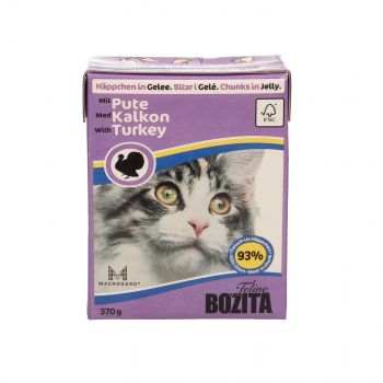 BOZITA FELINE KARTONIK 370G KAWAŁKI W GALARECIE Z INDYKIEM 64919