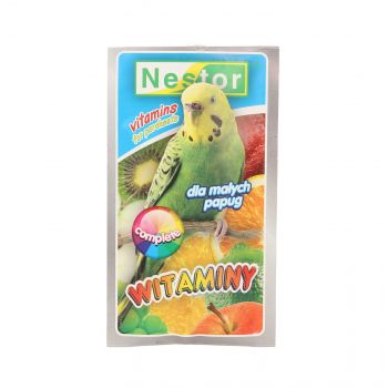 NESTOR WITAMINY DLA MAŁYCH PAPUG OGÓLNE  COMPLETE  20 G 029/WPO