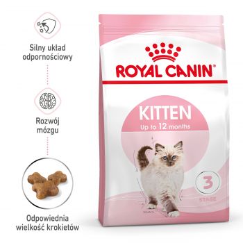 ROYAL CANIN Kitten karma sucha dla kociąt od 4 do 12 miesiąca życia 2 KG