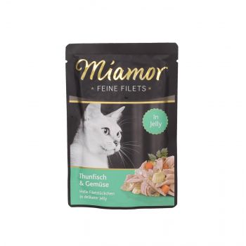 MIAMOR FEINE FILETS TUŃCZYK/WARZYWA SASZETKA 100G 74077