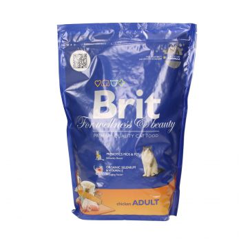 BRIT CAT PREMIUM BY NATURE ADULT KURCZAK 1,5KG
