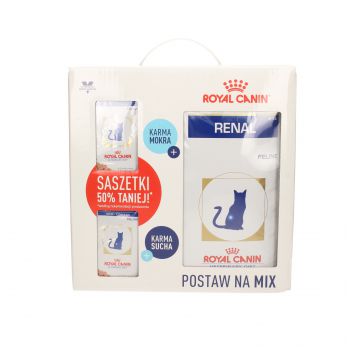 ROYAL CANIN CAT RENAL  2 KG + 12 SASZETEK ZA 50%