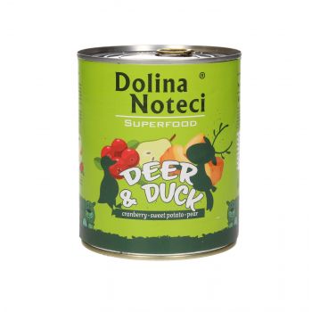 DOLINA NOTECI SUPERFOOD JELEŃ I KACZKA 800G