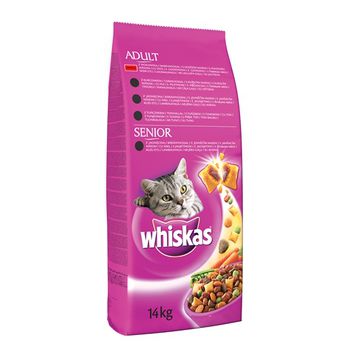 WHISKAS SUCHY WOŁOWINA 14 KG