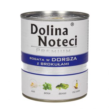 DOLINA NOTECI PREMIUM BOGATA W DORSZA Z BROKUŁAMI 800G