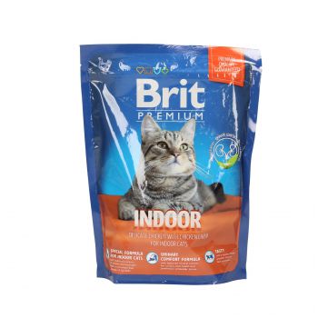 BRIT CAT PREMIUM BY NATURE ADULT INDOOR KURCZAK 300 G