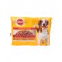 PEDIGREE SASZETKA 4X100G Z WOŁOWINĄ I DROBIEM W GALARECIE