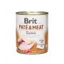 BRIT CARE PUSZKA 800G PIES PATE&MEAT RABBIT