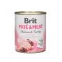 BRIT CARE PUSZKA 800G PIES PATE&MEAT PUPPY CHICKEN & TURKEY