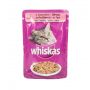 WHISKAS SASZETKA 85G ŁOSOŚ W SOSIE